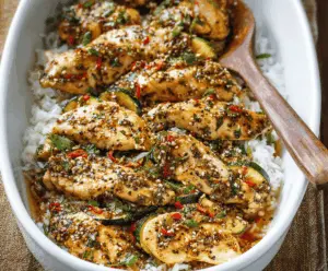 Chicken Zucchini Stir Fry