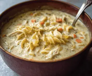 Creamy Chicken Noodle Soup