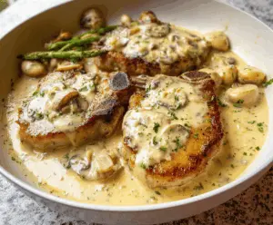 Creamy Garlic Pork Chops
