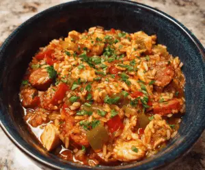 Slow Cooker Chicken Jambalaya
