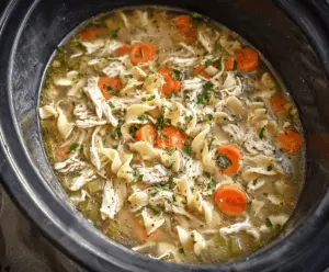 Slow Cooker Chicken Noodle Soup