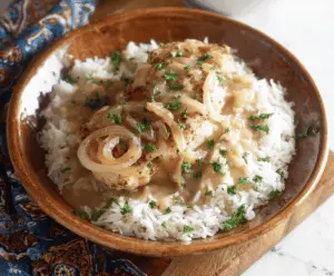 Smothered Chicken and Rice