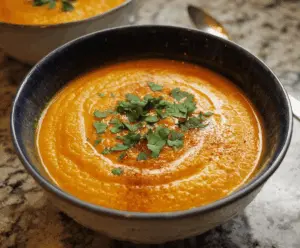 Spiced Carrot Ginger Soup