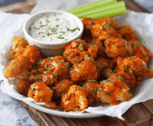 Air Fryer Buffalo Cauliflower