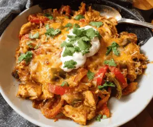 Chicken Fajita Casserole