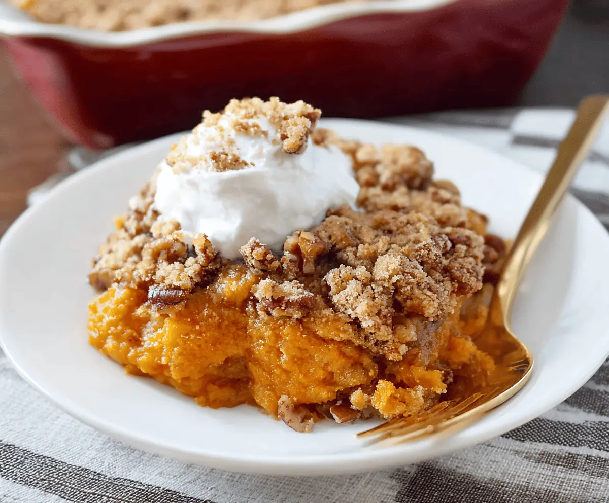 Easy Copycat Ruth’s Chris Sweet Potato Casserole
