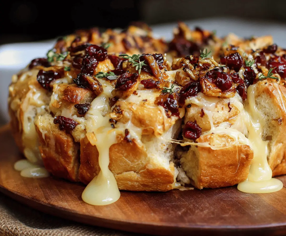Easy Cranberry Brie Bread Bites