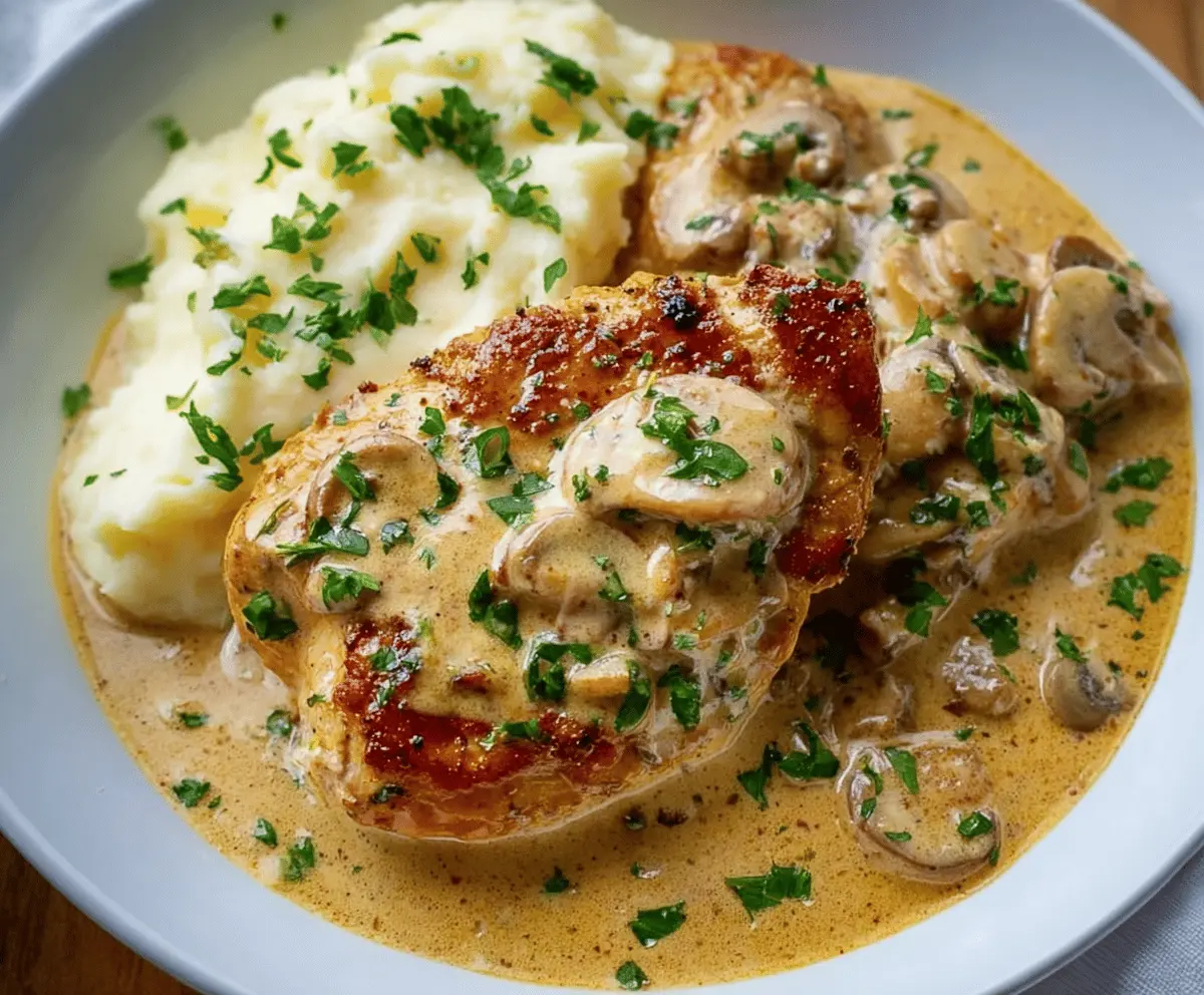 Creamy Garlic Chicken Recipe