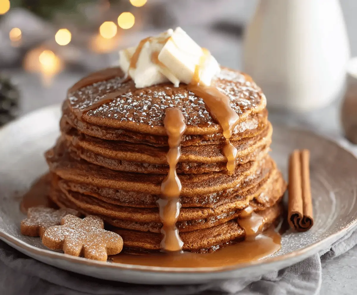 Easy Gingerbread Pancakes Recipe
