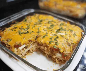 Keto Mexican Chicken Casserole