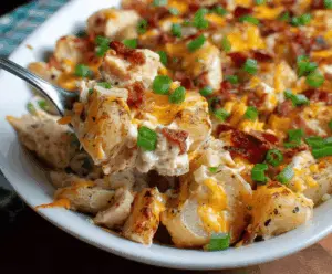 Loaded Potato Ranch Chicken Casserole