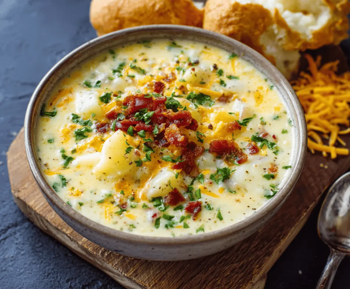 Potato Soup — creamy cozy bowl