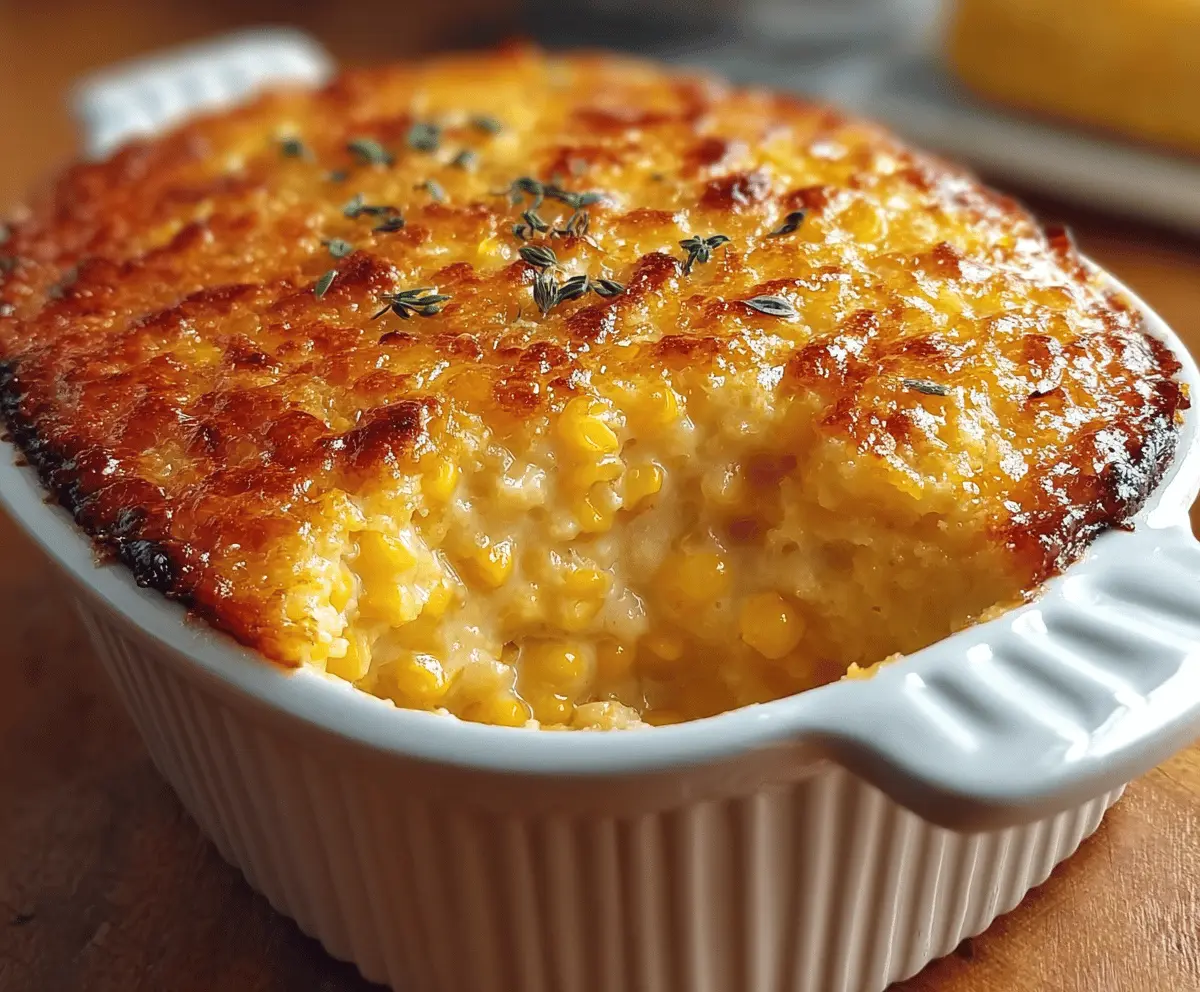 Easy Honey-Glazed Corn Casserole