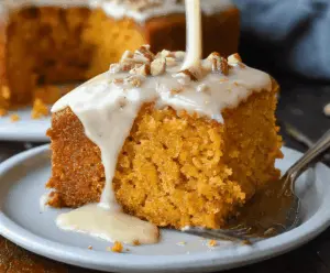 Sweet Potato Butter Cake with Easy Glaze