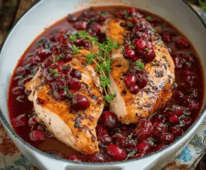 Turkey Breast with Cranberry Orange Sauce
