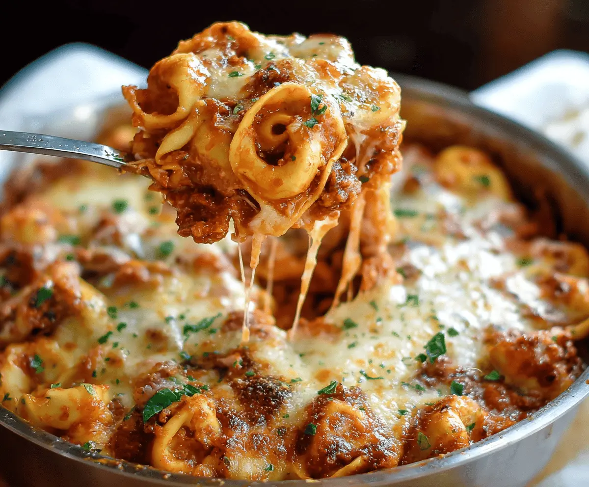 Easy Baked Tortellini Lasagna Recipe