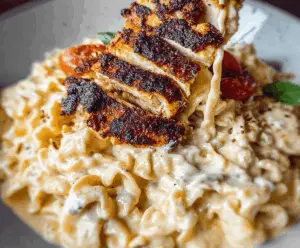 Blackened Cajun Chicken Alfredo