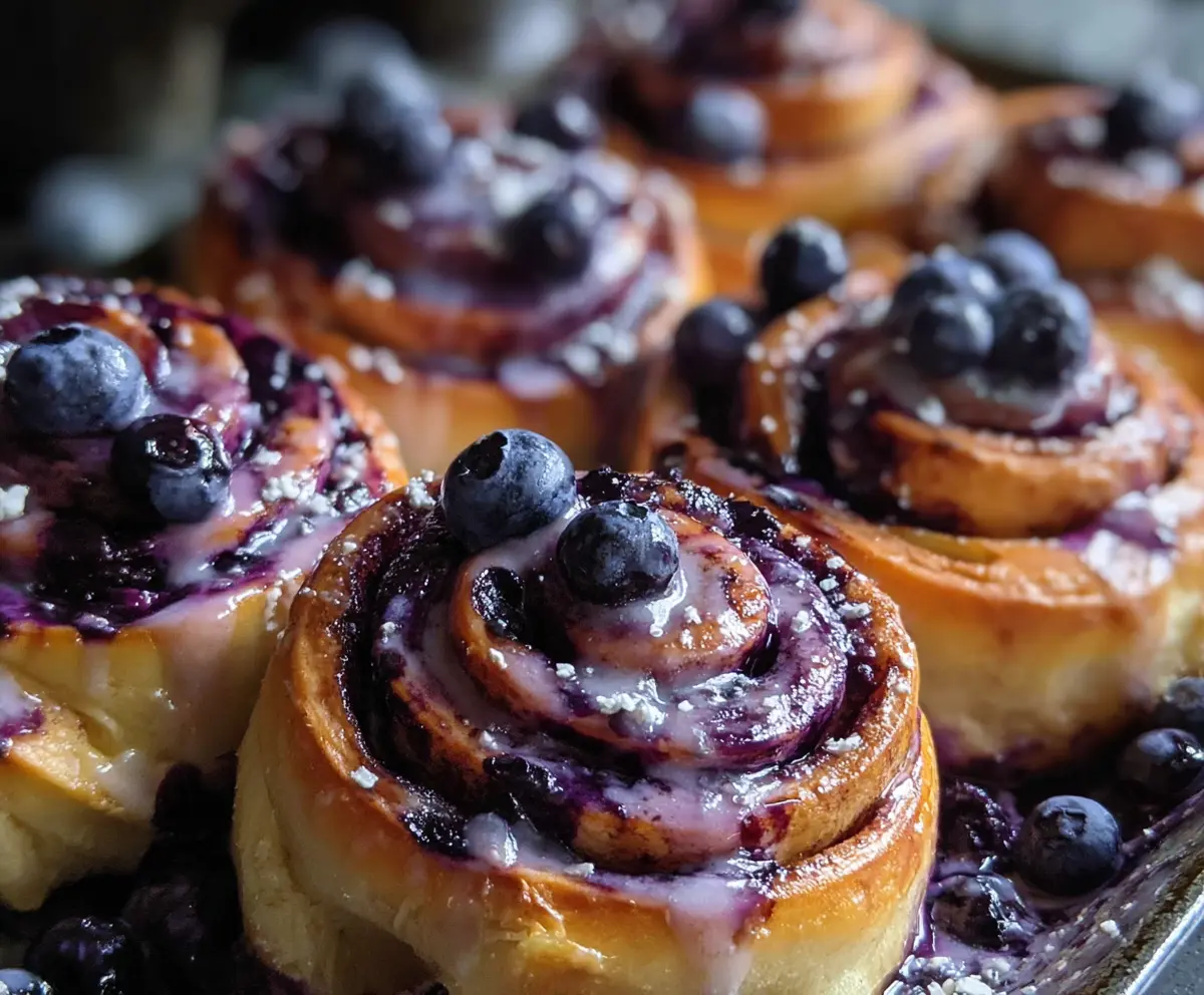 Easy Blueberry Cinnamon Rolls Recipe