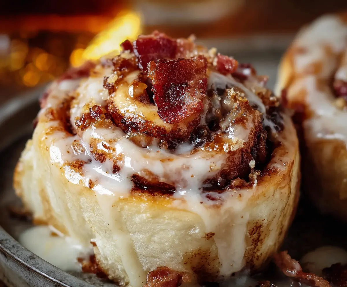 Sweet & Savory Bourbon Maple Bacon Rolls