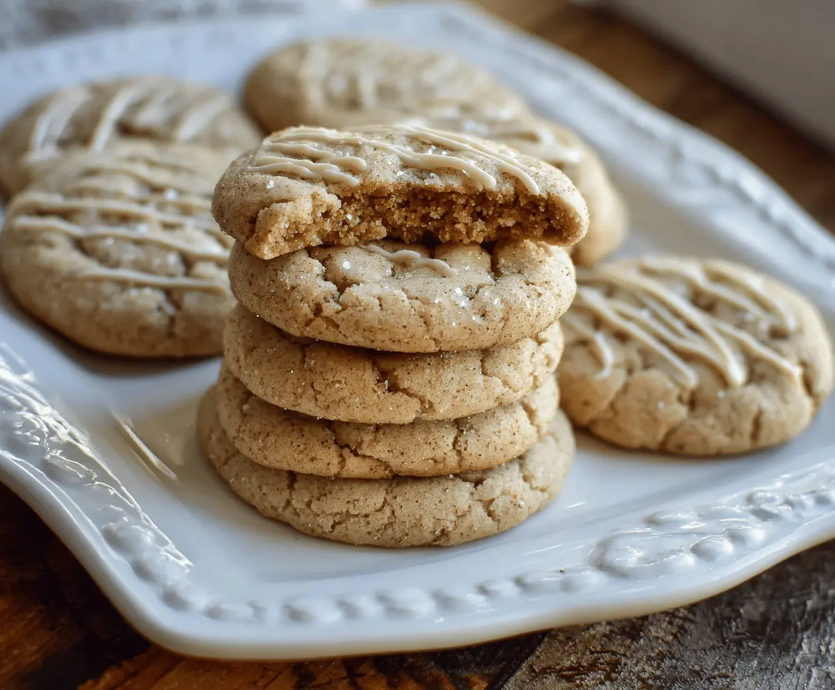 Chewy Brown Sugar Maple Cookies