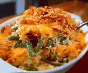 Cheddar Bay Green Bean Casserole