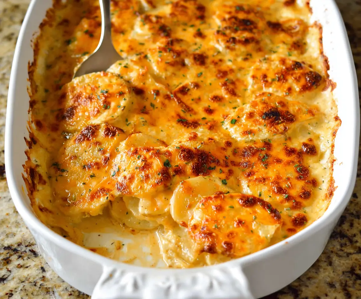 Easy Cheesy Scalloped Potatoes Recipe