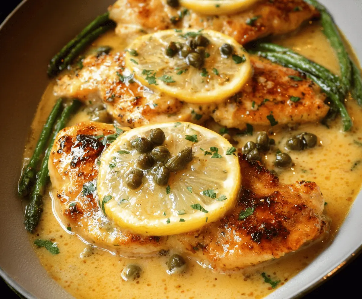 Easy Chicken Piccata with Tangy Lemon Sauce