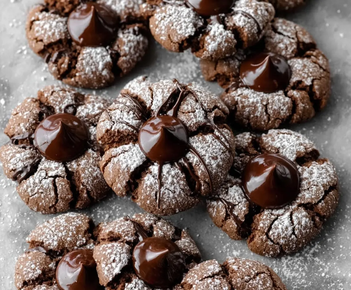 Easy Chocolate Blossom Cookies Recipe