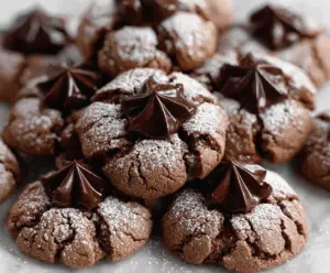 Chocolate Blossom Cookies