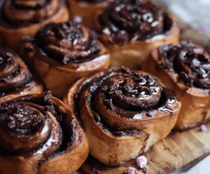 Chocolate cinnamon rolls