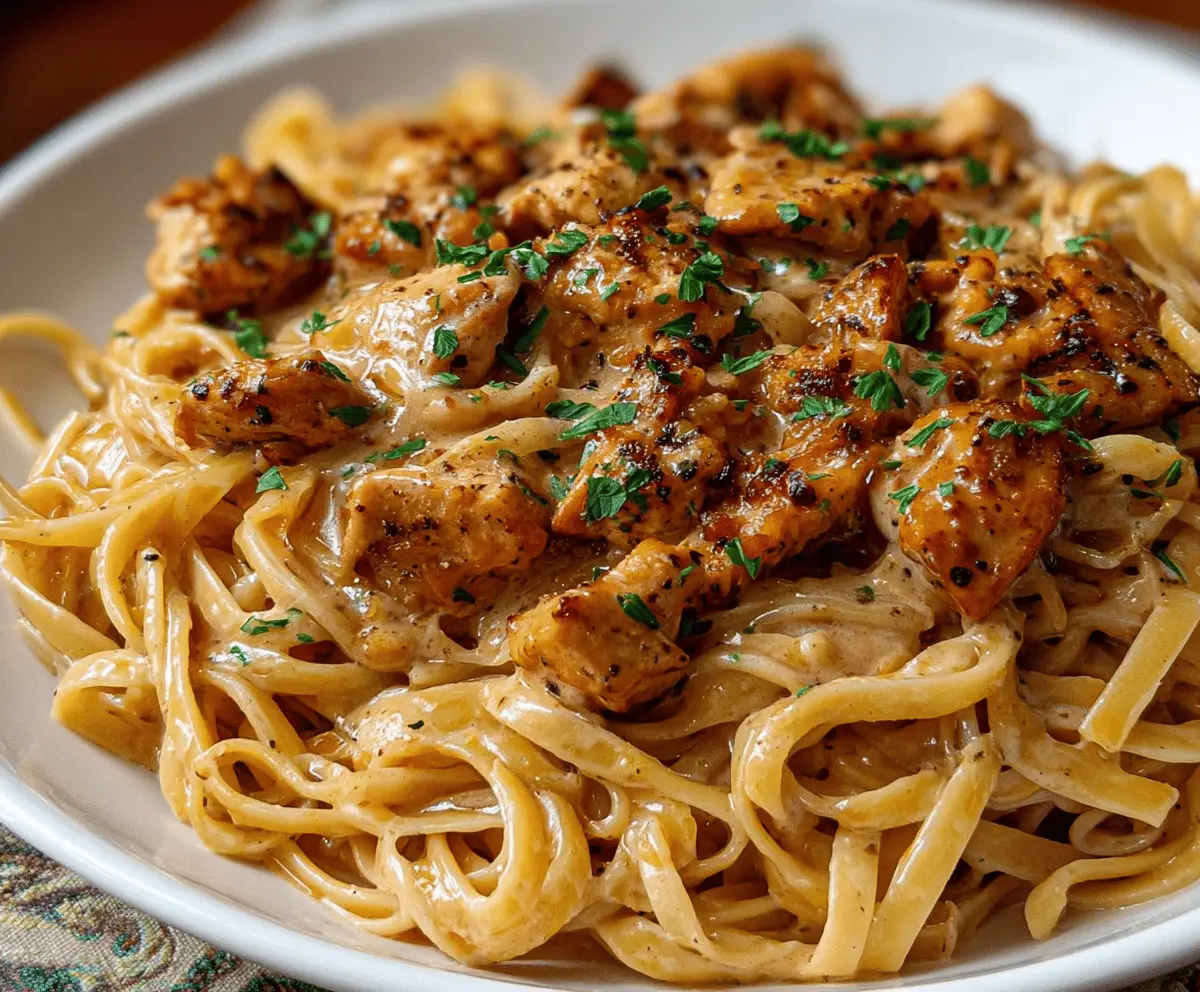 Easy Cowboy Butter Chicken Linguine