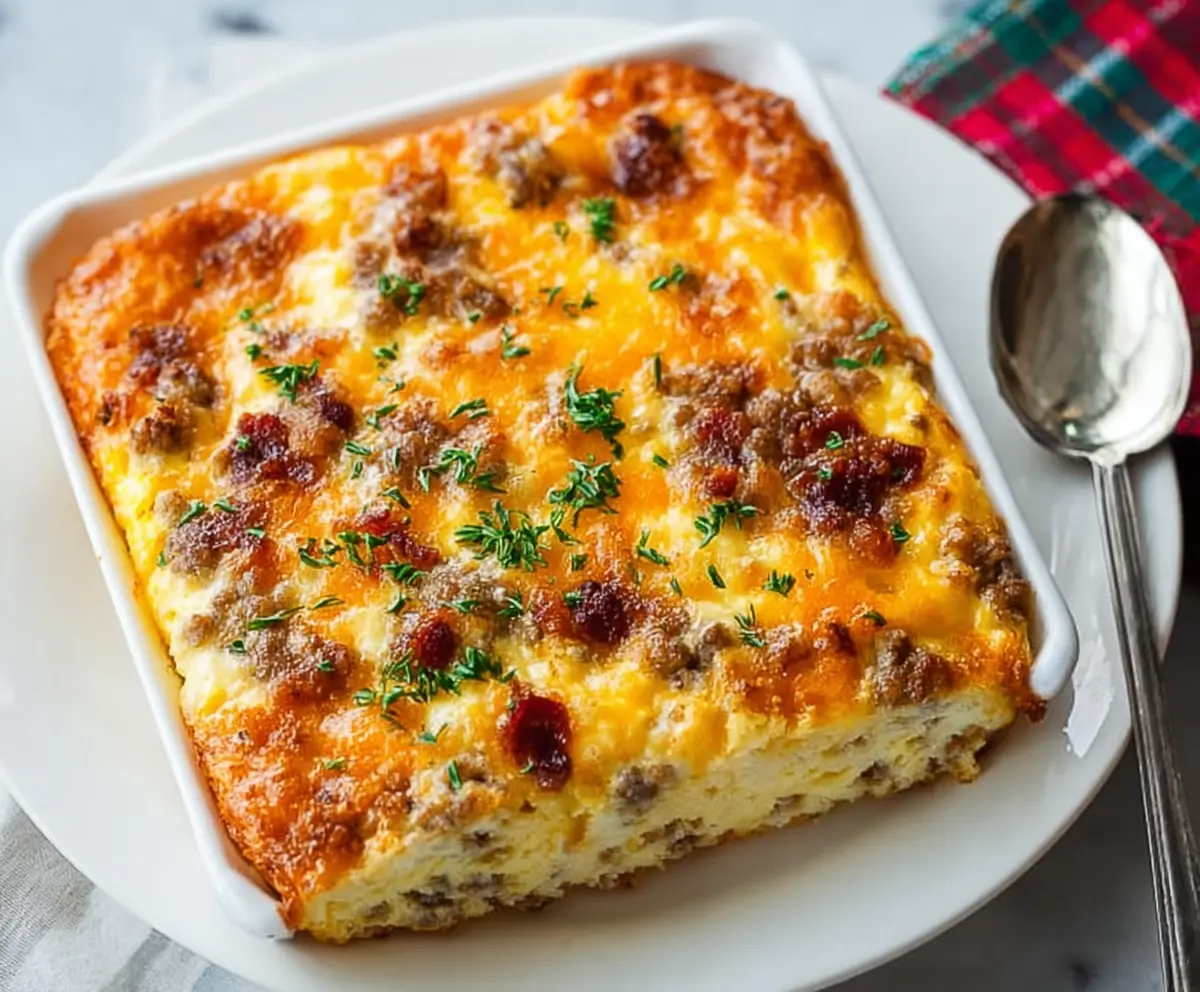 Easy Crack Breakfast Casserole Recipe
