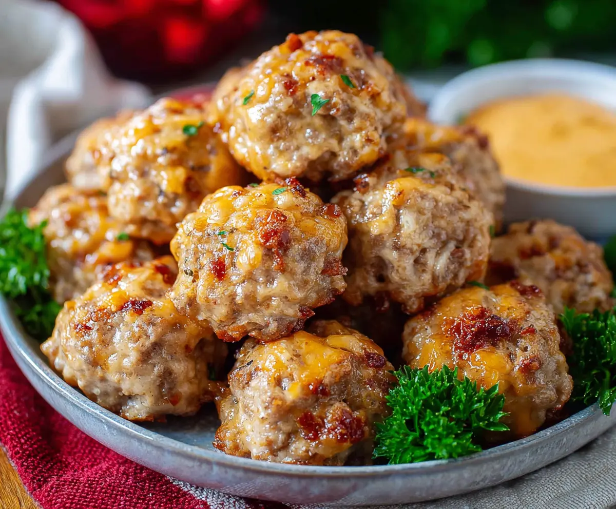 Easy Cream Cheese Sausage Balls Recipe