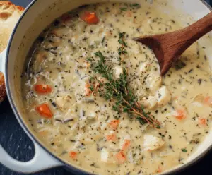 Creamy Chicken and Rice Soup