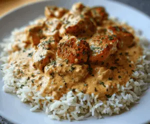 Creamy Smothered Chicken and Rice
