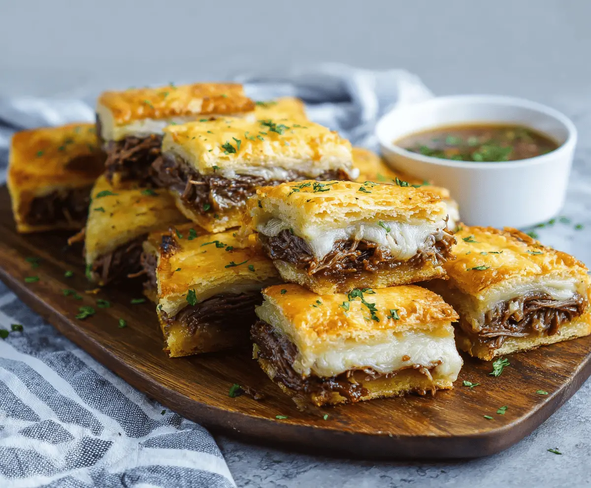French Dip Squares Recipe