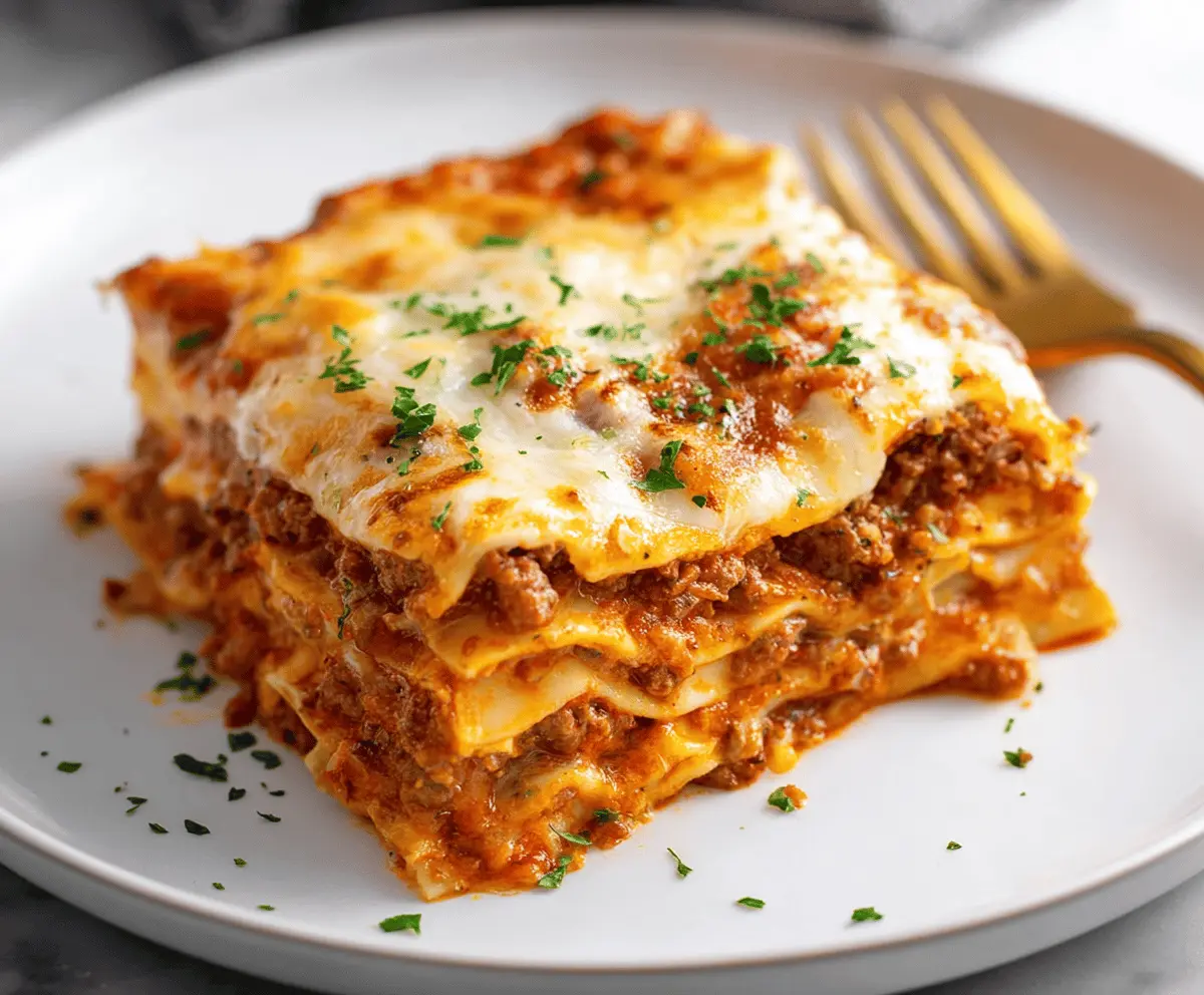 Easy Homemade Lasagna Recipe