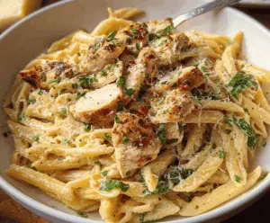 Garlic Parmesan Chicken Pasta