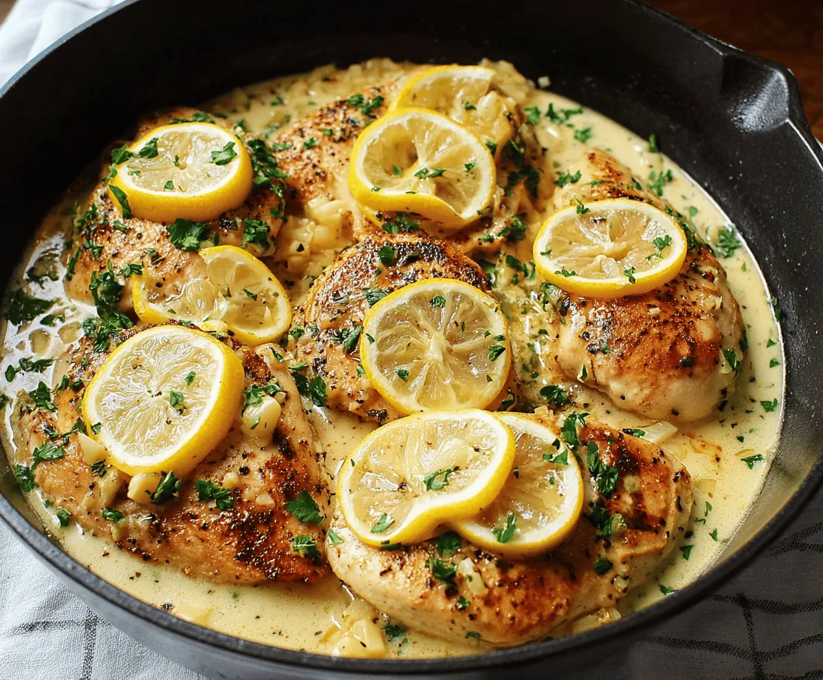 Easy Lemon Garlic Chicken Skillet