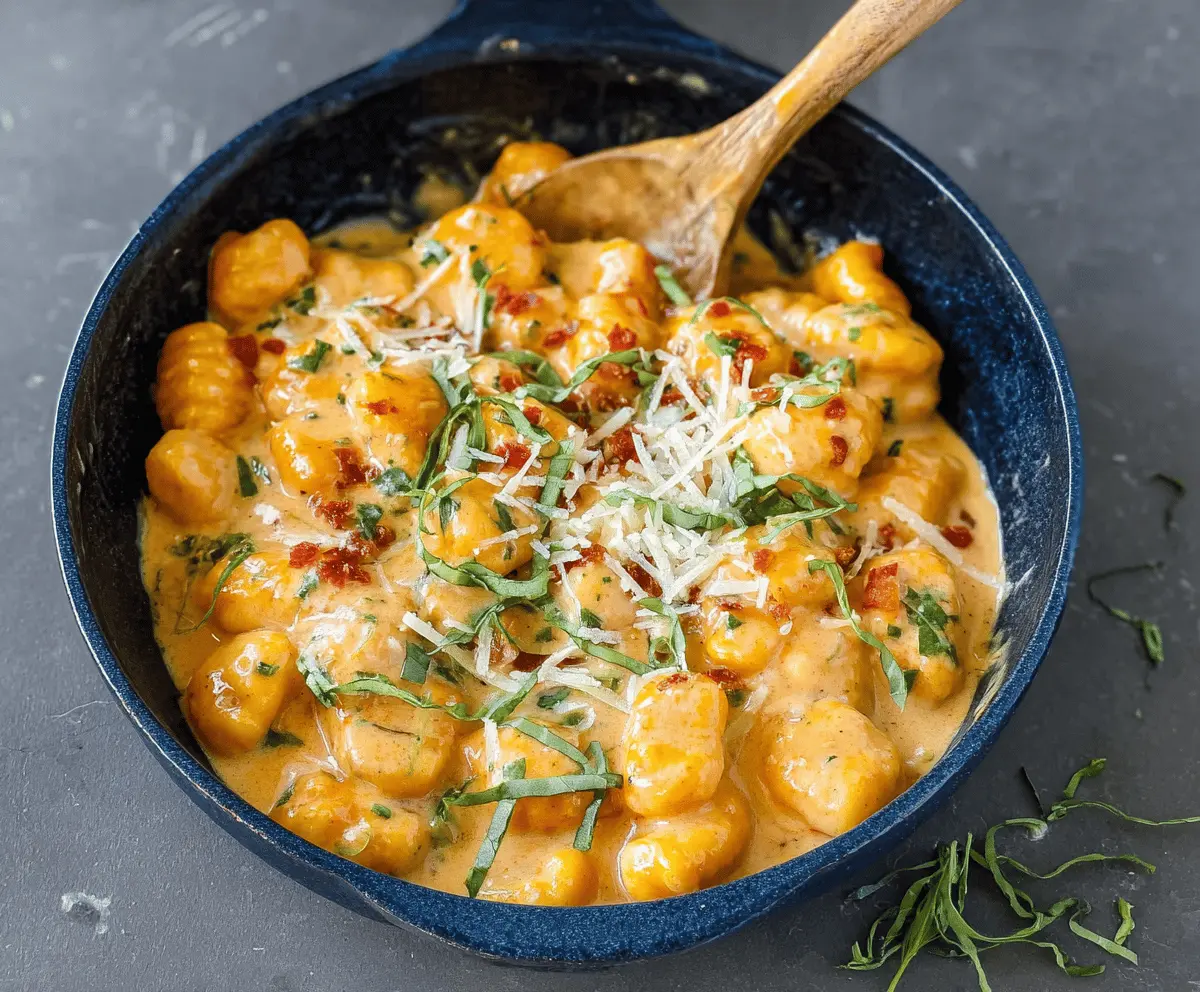 Easy Millionaire Gnocchi Creamy Sauce