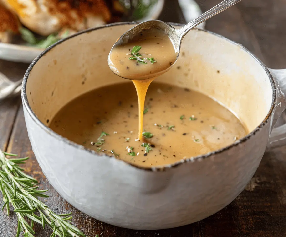 Perfect Turkey Gravy Recipe