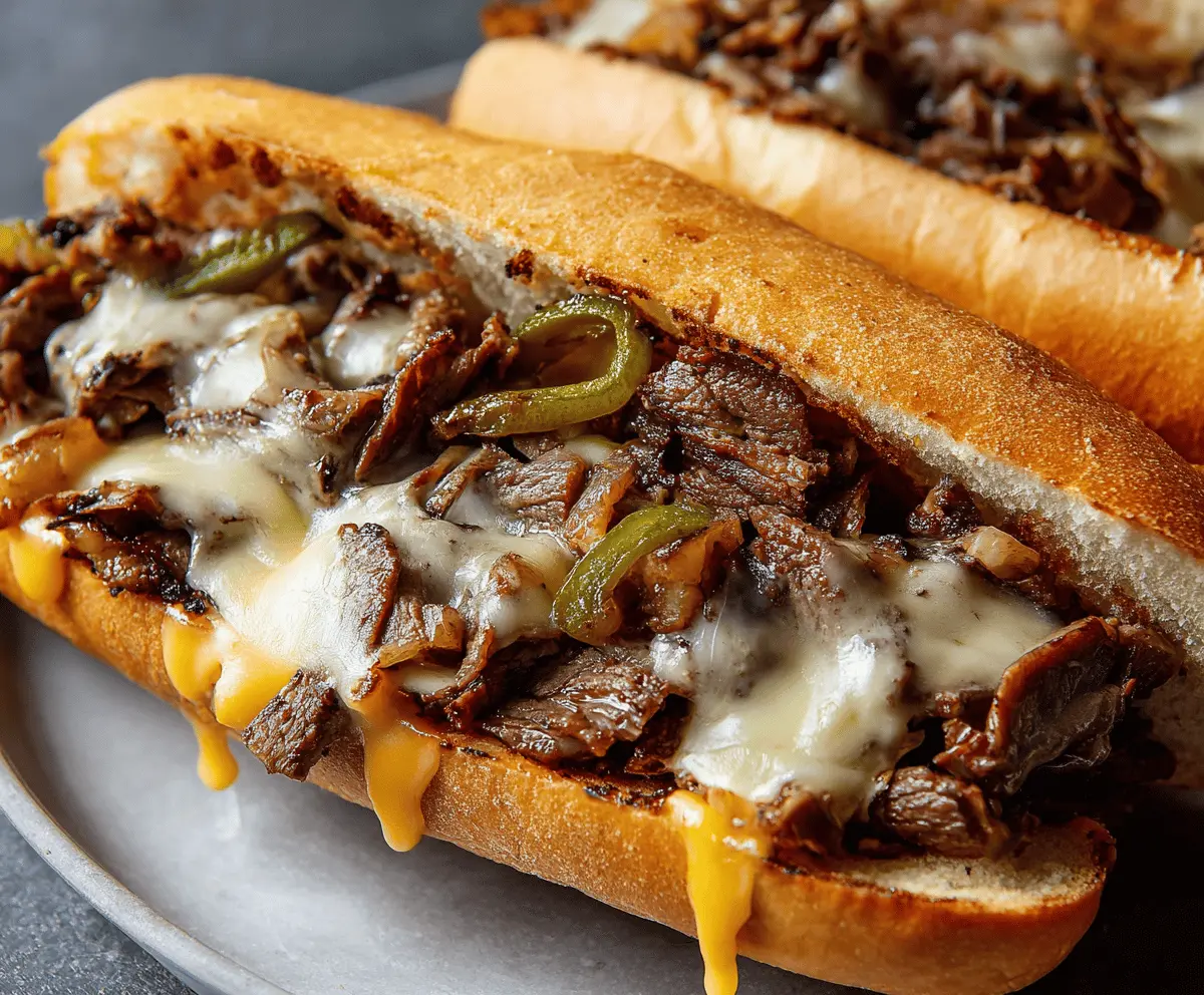 Easy Philly Cheesesteak Recipe