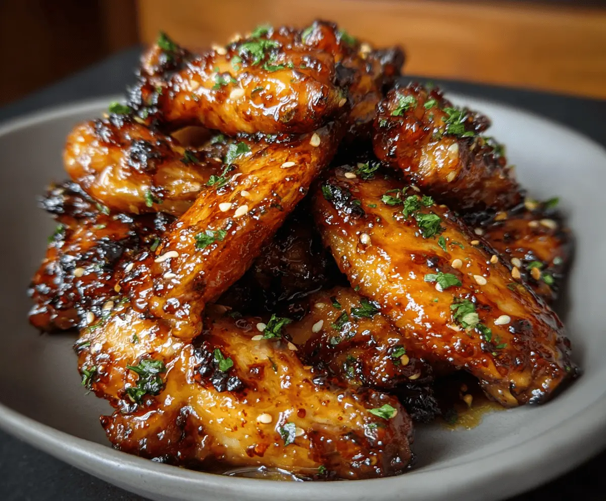 Sticky Pineapple Teriyaki Wings