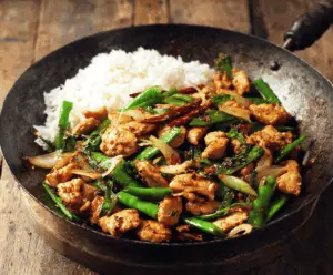 Stir-Fried Chinese Garlic Chicken