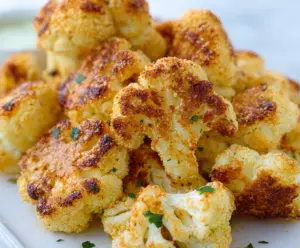 Air Fryer Parmesan Roasted Cauliflower