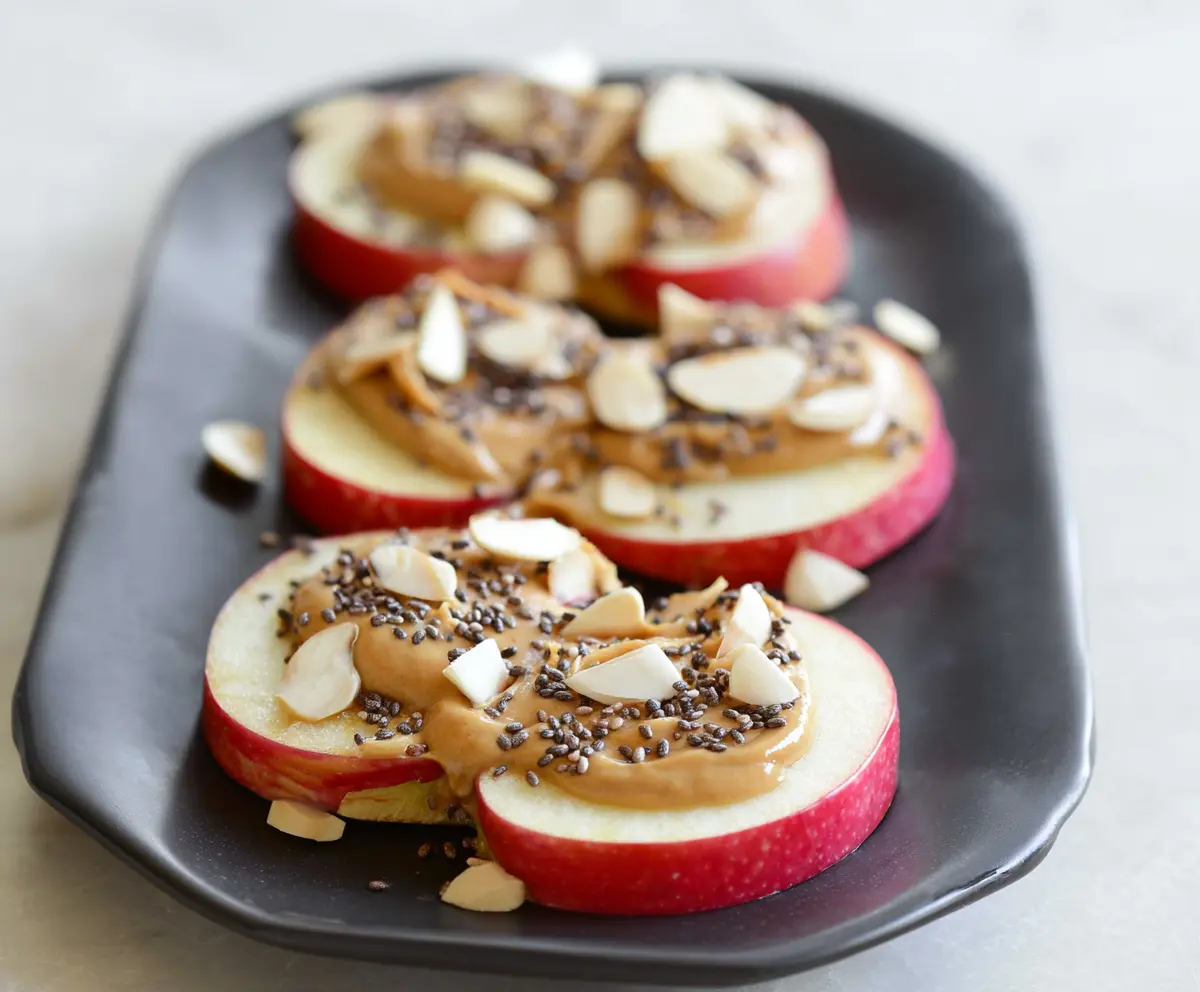 Easy Apple Slices with Almond Butter