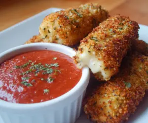 Baked Mozzarella Sticks