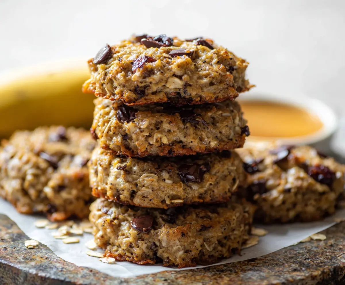 Easy Banana Oatmeal Cookies