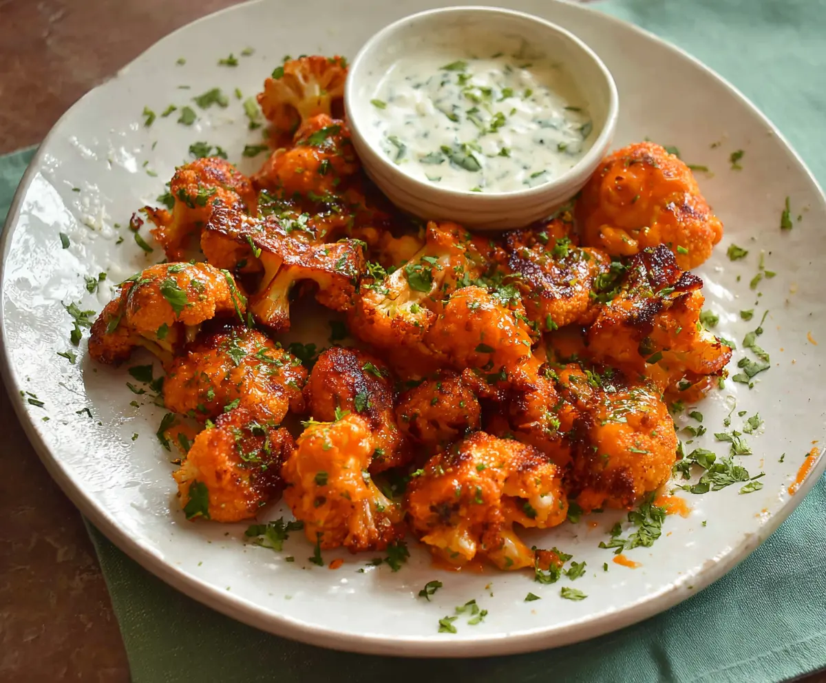 Easy Buffalo Cauliflower Bites Recipe
