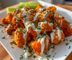 Buffalo Cauliflower Bites